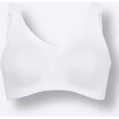 Naturana Minimizer-BH ohne Bügel weiß 85C female Naturana Minimizer-BH ohne Bügel weiß 85C female