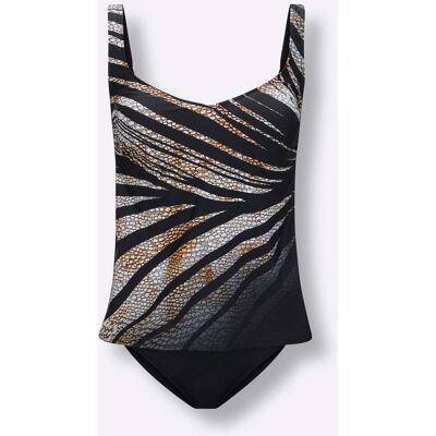 Witt Tankini schwarz-braun-bedruckt 48D female Witt Tankini schwarz-braun-bedruckt 48D female