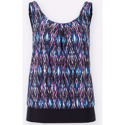 Witt Tankini-Oberteil blau-gemustert 40C female Witt Tankini-Oberteil blau-gemustert 40C female