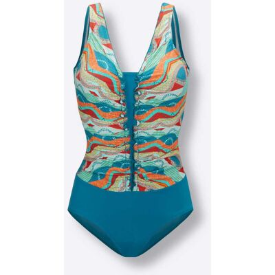 feel good Badeanzug topas-papaya-bedruckt 46B female feel good Badeanzug topas-papaya-bedruckt 46B female