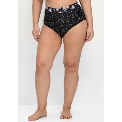 sheego Bikini-Hose schwarz gepunktet 46 female sheego Bikini-Hose schwarz gepunktet 46 female