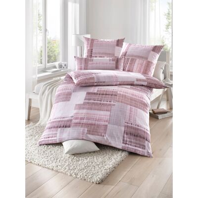 Biberna Rosa Seersucker Bettwäsche - 3-tlg. Set Biberna Rosa Seersucker Bettwäsche - 3-tlg. Set