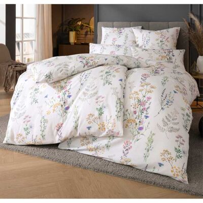 ESTELLA - Seersucker 3-teilig - Beige - 155x200 - Bettwäsche-Set ESTELLA - Seersucker 3-teilig - Beige - 155x200 - Bettwäsche-Set