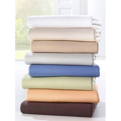 biberna Bio-Baumwolle Spannbettlaken - 150x200cm - Unifarbenes Bettlaken biberna Bio-Baumwolle Spannbettlaken - 150x200cm - Unifarbenes Bettlaken