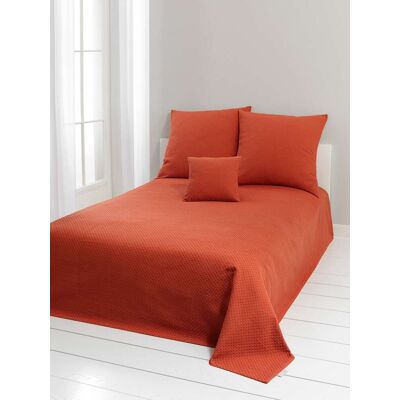 PEREIRA DA CHUNA Orange Waffle Cotton Duvet Cover - Duvet Cover 140x210cm PEREIRA DA CHUNA Orange Waffle Cotton Duvet Cover - Duvet Cover 140x210cm