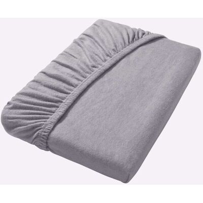 IRISETTE Silber Jersey Spannbettlaken - Bettlaken IRISETTE Silber Jersey Spannbettlaken - Bettlaken