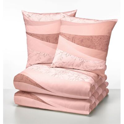 BIBERNA Bettwäsche - 135x200cm, 80x80cm, Rosa - Bettset BIBERNA Bettwäsche - 135x200cm, 80x80cm, Rosa - Bettset