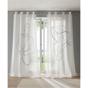 heine home Dekostore weiß-schwarz 145x135 cm unisex heine home Dekostore weiß-schwarz 145x135 cm unisex