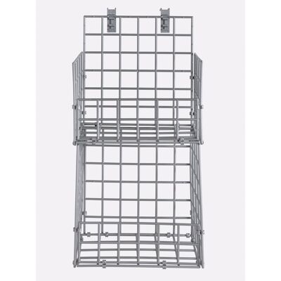 Regal HEINE HOME Silber Wandregal - Stauraum Regal HEINE HOME Silber Wandregal - Stauraum