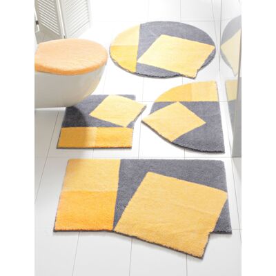 Grund Gelbe Muster Badmatte - Badematte Grund Gelbe Muster Badmatte - Badematte