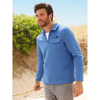 Catamaran Fleeceshirt mittelblau 48/50 male Catamaran Fleeceshirt mittelblau 48/50 male