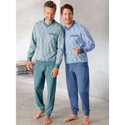 KINGsCLUB Schlafanzüge mint + blau 52/54 male KINGsCLUB Schlafanzüge mint + blau 52/54 male