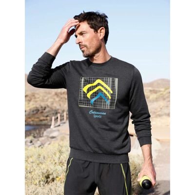 Catamaran Sports Sweatshirt graphit-meliert 52/54 male Catamaran Sports Sweatshirt graphit-meliert 52/54 male
