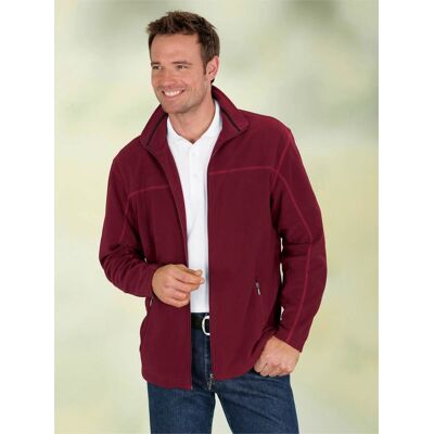 Witt Fleecejacke bordeaux 48/50 male Witt Fleecejacke bordeaux 48/50 male