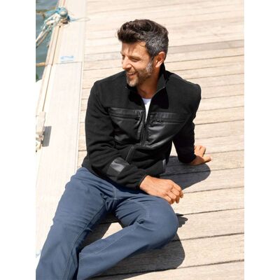 marco donati Fleecejacke schwarz 56/58 male marco donati Fleecejacke schwarz 56/58 male