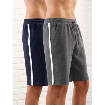 feel good Bermuda anthrazit-meliert + marine 44/46 male feel good Bermuda anthrazit-meliert + marine 44/46 male
