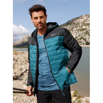 Catamaran Sports Steppjacke schwarz-aquapetrol 48 male Catamaran Sports Steppjacke schwarz-aquapetrol 48 male