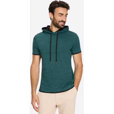 Catamaran Kapuzenshirt petrol-mint-meliert 44/46 male Catamaran Kapuzenshirt petrol-mint-meliert 44/46 male