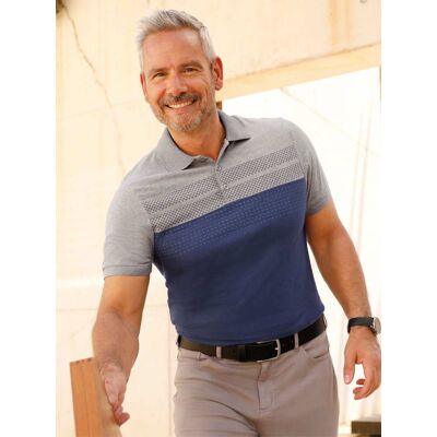 marco donati Kurzarmshirt grau-rauchblau-meliert 56/58 male marco donati Kurzarmshirt grau-rauchblau-meliert 56/58 male