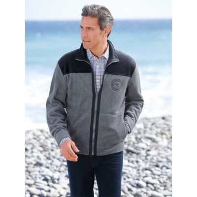 Catamaran Fleecejacke grau-meliert 44/46 male Catamaran Fleecejacke grau-meliert 44/46 male