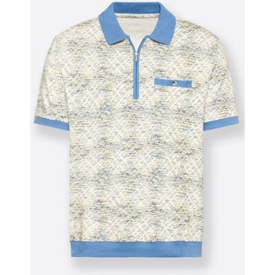 marco donati Kurzarm-Poloshirt mittelblau-bedruckt 56/58 male marco donati Kurzarm-Poloshirt mittelblau-bedruckt 56/58 male