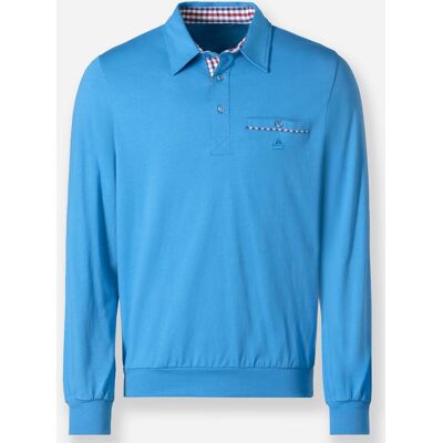 marco donati Langarm-Shirt azur 52/54 male marco donati Langarm-Shirt azur 52/54 male