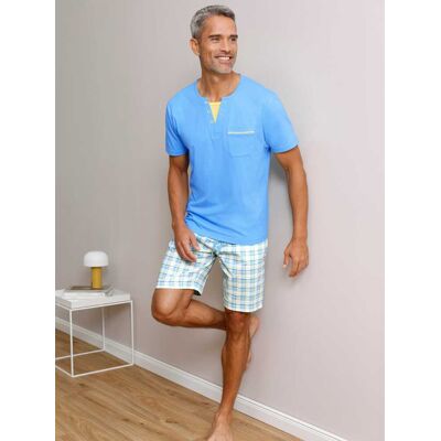 wäschepur men Shorty aqua-zitrone-kariert 48/50 male wäschepur men Shorty aqua-zitrone-kariert 48/50 male