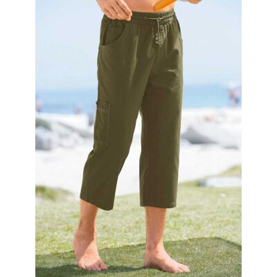 CLASSIC Modell 50 - Khaki Einfarbige 3/4-Hosen für Herren CLASSIC Modell 50 - Khaki Einfarbige 3/4-Hosen für Herren