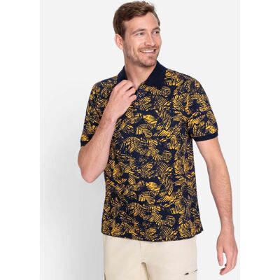 Catamaran Kurzarmshirt marine-ocker-gemustert 44/46 male Catamaran Kurzarmshirt marine-ocker-gemustert 44/46 male
