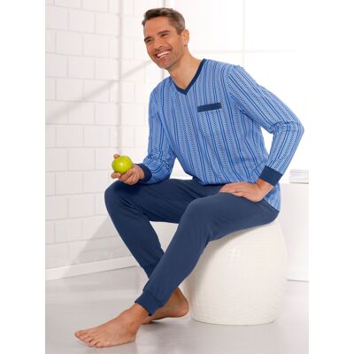 Witt Schlafanzug himmelblau-dunkelblau 44/46 male Witt Schlafanzug himmelblau-dunkelblau 44/46 male
