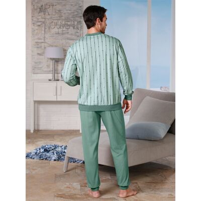 KINGsCLUB Schlafanzug mint-petrol 52/54 male KINGsCLUB Schlafanzug mint-petrol 52/54 male