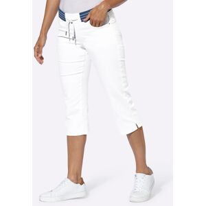 Casual Looks Damen Weiße Baumwolle 3/4 Jeans - Capri Jeans Casual Looks Damen Weiße Baumwolle 3/4 Jeans - Capri Jeans