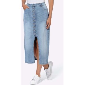 Jeansrock HEINE Damen, Blau, mit vorderem Schlitz - Rock Jeansrock HEINE Damen, Blau, mit vorderem Schlitz - Rock
