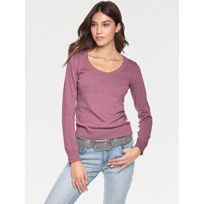 heine Rundhalspullover mauve 42 female heine Rundhalspullover mauve 42 female