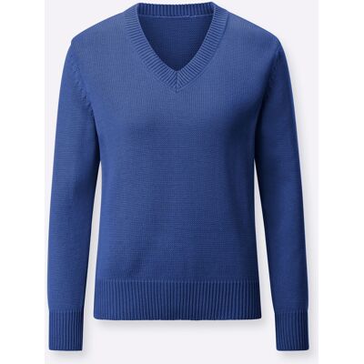 Witt V-Ausschnitt-Pullover royalblau 44 female Witt V-Ausschnitt-Pullover royalblau 44 female