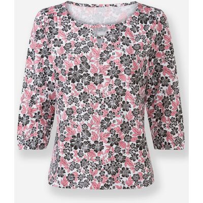 Witt Print-Shirt weiß-flamingo-bedruckt 52 female Witt Print-Shirt weiß-flamingo-bedruckt 52 female