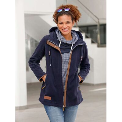 Witt Kapuzenfleecejacke marine 52 female Witt Kapuzenfleecejacke marine 52 female