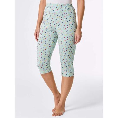 wäschepur Capri-Hose kalkmint-bedruckt 36/38 female wäschepur Capri-Hose kalkmint-bedruckt 36/38 female