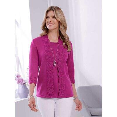 Witt 2-in-1-Pullover magenta 40 female Witt 2-in-1-Pullover magenta 40 female