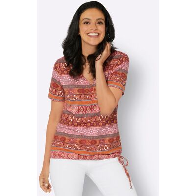 Witt Kurzarmshirt papaya-terra-bedruckt 36 female Witt Kurzarmshirt papaya-terra-bedruckt 36 female