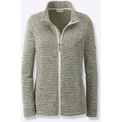 Witt Strickfleecejacke schilf-meliert 44 female Witt Strickfleecejacke schilf-meliert 44 female