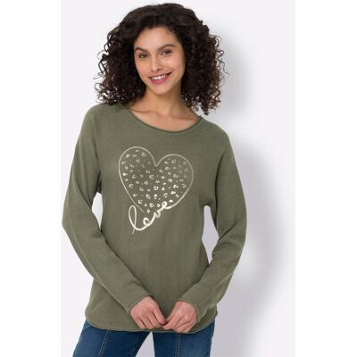 heine Fledermauspullover khaki 38 female heine Fledermauspullover khaki 38 female