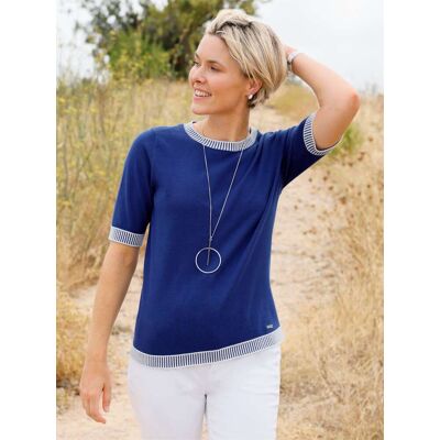 Witt Kurzarmpullover royalblau 46 female Witt Kurzarmpullover royalblau 46 female