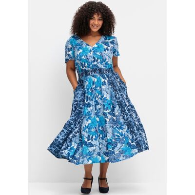 sheego by Joe Browns Druckkleid blau gemustert 58 female sheego by Joe Browns Druckkleid blau gemustert 58 female