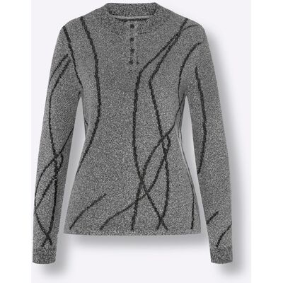 Witt Bouclé-Pullover steingrau-meliert 40 female Witt Bouclé-Pullover steingrau-meliert 40 female