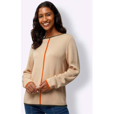 heine Jacquard-Pullover elfenbein 42 female heine Jacquard-Pullover elfenbein 42 female
