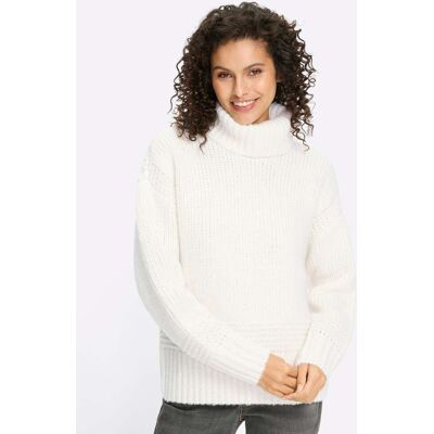 heine Rollkragenpullover ecru 46 female heine Rollkragenpullover ecru 46 female