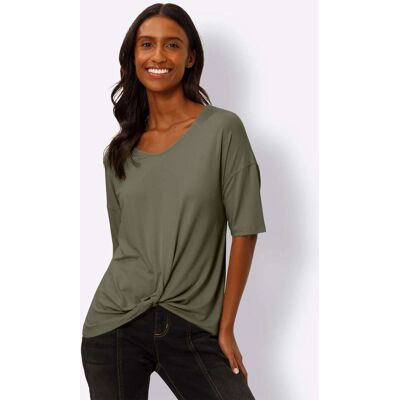 heine Kurzarmshirt khaki 42 female heine Kurzarmshirt khaki 42 female