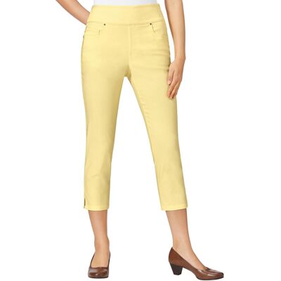 Marke Modell - 7/8-Länge Unifarbene Damenhose Marke Modell - 7/8-Länge Unifarbene Damenhose