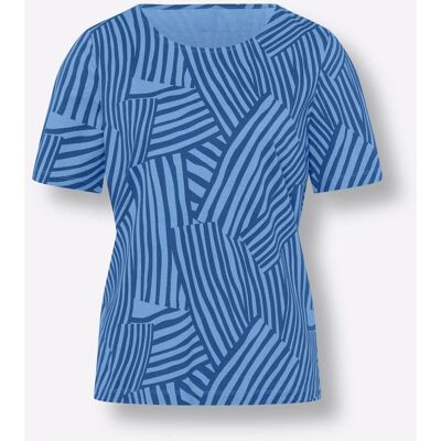 Witt Kurzarmshirt royalblau-himmelblau-bedruckt 52 female Witt Kurzarmshirt royalblau-himmelblau-bedruckt 52 female